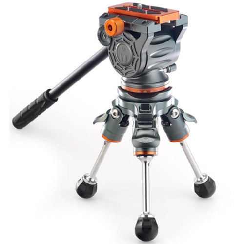 3 Legged Thing Jay Carbon Fiber Tripod with Quick Leveling Base & AirHed Cine-A Fluid Head System