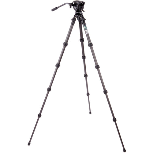 3 Legged Thing Jay Carbon Fiber Tripod with Quick Leveling Base & AirHed Cine-A Fluid Head System