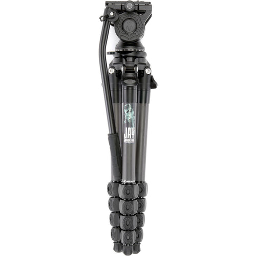 3 Legged Thing Jay Carbon Fiber Tripod with Quick Leveling Base & AirHed Cine-A Fluid Head System