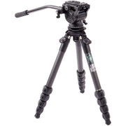 3 Legged Thing Jay Carbon Fiber Tripod with Quick Leveling Base & AirHed Cine-A Fluid Head System