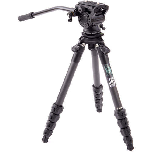 3 Legged Thing Jay Carbon Fiber Tripod with Quick Leveling Base & AirHed Cine-A Fluid Head System