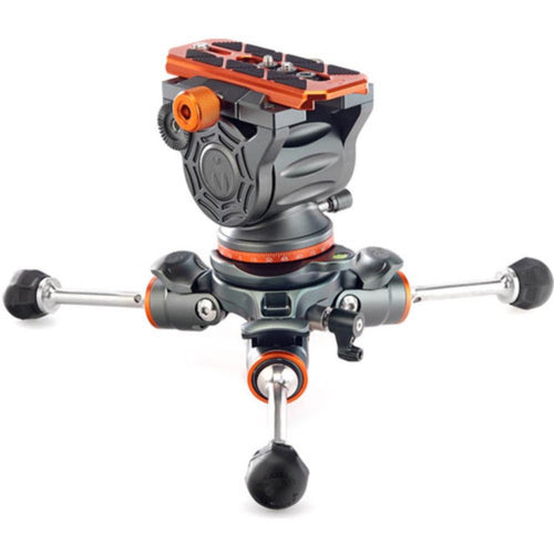 3 Legged Thing Jay Carbon Fiber Tripod with Quick Leveling Base and AirHed Cine-S Fluid Head System