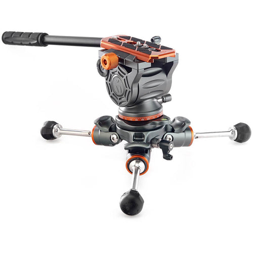 3 Legged Thing Jay Carbon Fiber Tripod with Quick Leveling Base and AirHed Cine-S Fluid Head System