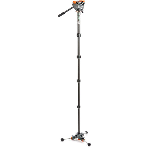 3 Legged Thing Legends Jay Carbon Fiber Tripod System with Quick Leveling Base & AirHed Cine-V Fluid Head