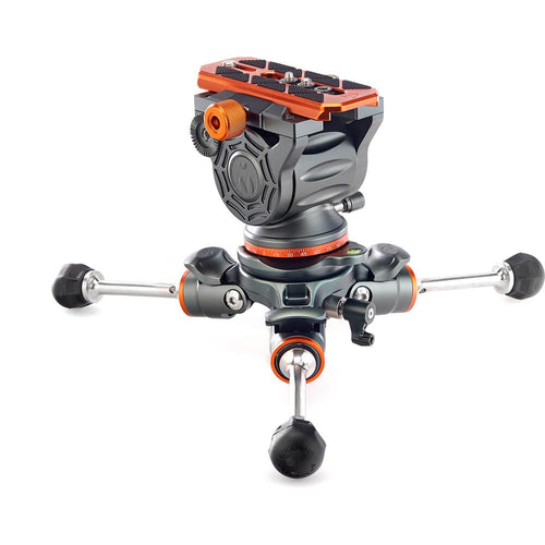 3 Legged Thing Legends Jay Carbon Fiber Tripod System with Quick Leveling Base & AirHed Cine-V Fluid Head