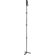 3 Legged Thing Lance 4-Section Carbon Fiber Monopod with DocZ Foot Stabilizer Kit - Darkness