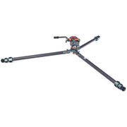 3 Legged Thing Mike Carbon Fiber Tripod with Quick Leveling Base and AirHed Cine-A Fluid Head System