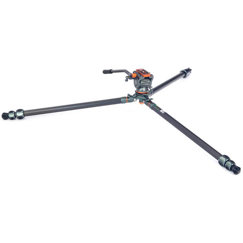 3 Legged Thing Mike Carbon Fiber Tripod with Quick Leveling Base and AirHed Cine-A Fluid Head System