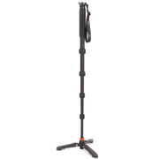 3 Legged Thing Taylor 2.0 5-Section Magnesium Alloy Monopod with DocZ Foot Stabilizer Kit
