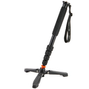 3 Legged Thing Taylor 2.0 5-Section Magnesium Alloy Monopod with DocZ Foot Stabilizer Kit