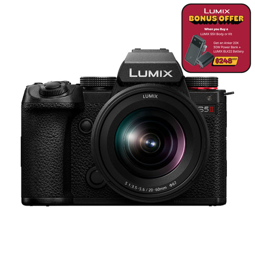 Panasonic Lumix S5II Digital Mirrorless Camera with 20-60mm Lens Kit