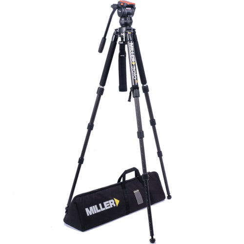 Miller Versa CXV2 Head, Solo-Q 75 3-Stage Carbon Fibre Tripod & Soft Case Kit