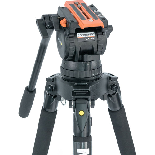 Miller Versa CXV10 Head, Solo-Q 100 2-Stage Carbon Fiber Tripod & Soft Case Kit