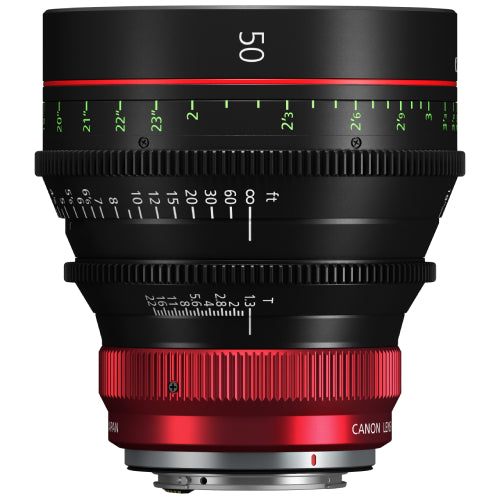 Canon CN-R50mm T1.3 L F Cinema Prime Lens - RF Mount