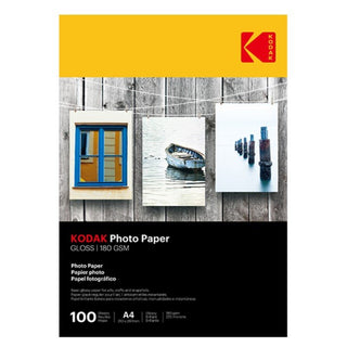 Kodak Photo Paper Gloss 180gsm A4 100 Sheets