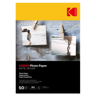 Kodak Photo Paper Matte 180gsm A4 50 Sheets