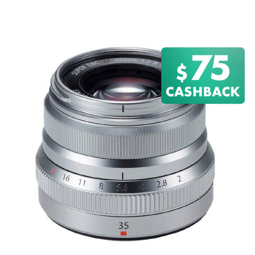 Fujifilm XF 35mm f/2 R WR Lens - Silver
