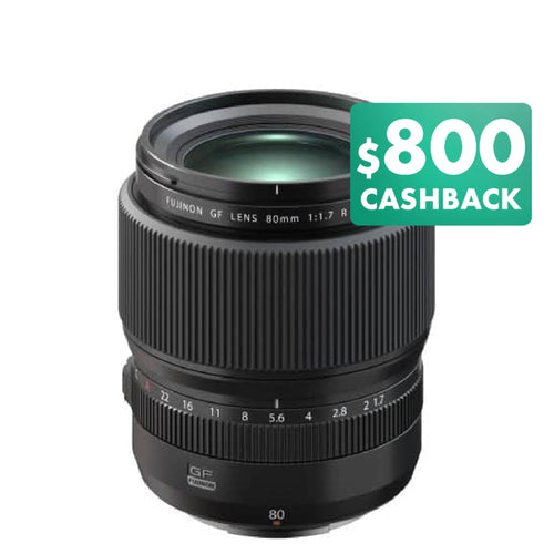 Fujifilm GF 80mm F1.7 R WR Lens