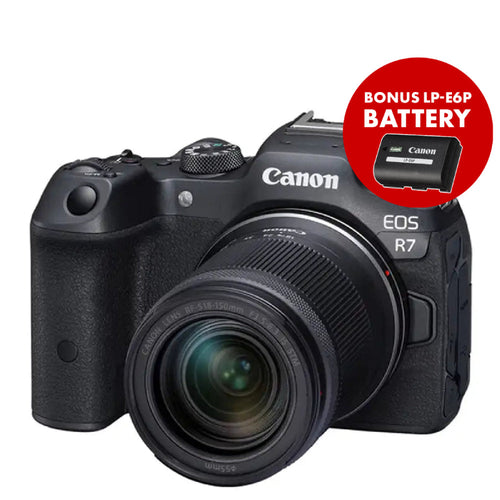 Canon EOS R7 APS-C Mirrorless Digital Camera with RF-S 18-150mm f/3.5-6.3 IS STM Lens