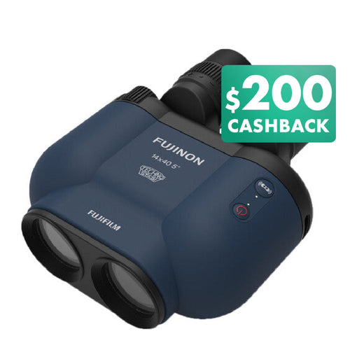 Fujinon 14x40 TSX1440 Techno-Stabi Image-Stabilized Binoculars NAVY