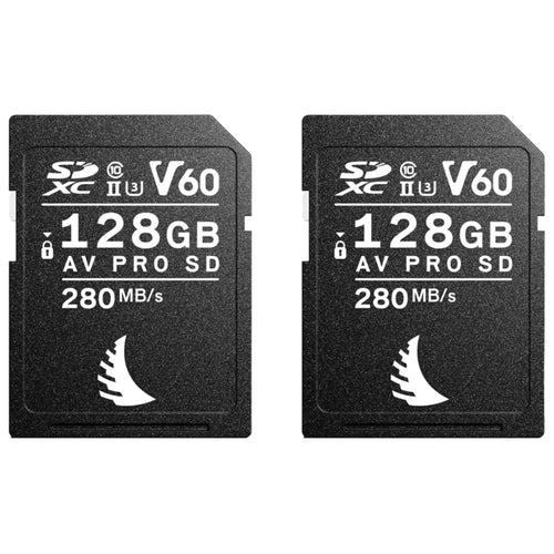 Angelbird MatchPack AV PRO 128GB SDXC UHS-II 280MB/s Memory Card for Fujifilm (2 Pack) - V60