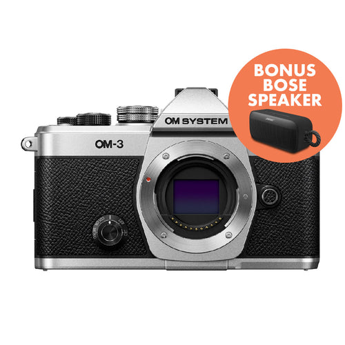 OM SYSTEM OM-3 Silver Mirrorless Camera Body Only