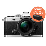 OM SYSTEM OM-3 Silver Mirrorless Camera with 12-45mm Kit
