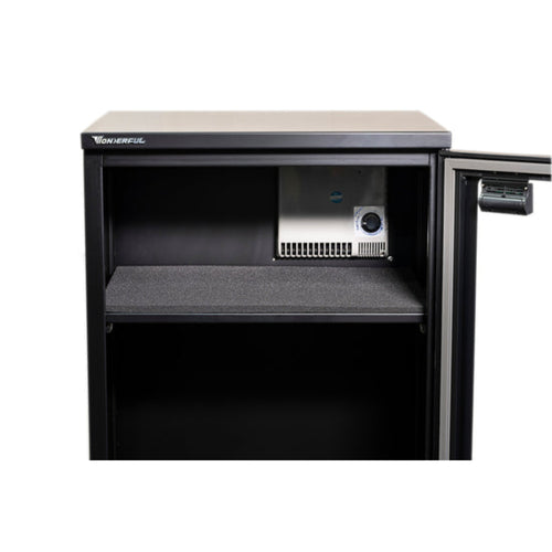 Wonderful AD-139CH, 163 Litre Dry Cabinet with 3 Trays and Digital Hygrometer