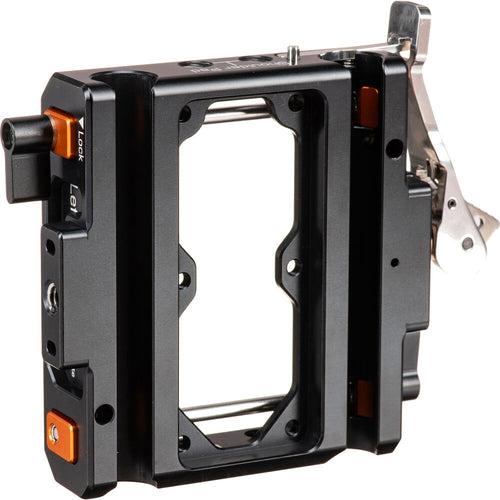 Bright Tangerine LeftField 3 QR Baseplate (Standard) for RED Komodo & Komodo-X