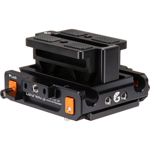 Bright Tangerine LeftField 3 QR Baseplate (Standard) for RED Komodo & Komodo-X