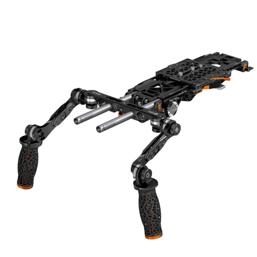 Bright Tangerine KASBAH Atman Universal Shoulder Rig & Hand Grip Kit (One-Axis BUD VCT-14)