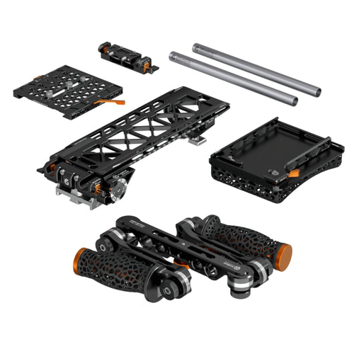 Bright Tangerine KASBAH Atman Universal Shoulder Rig & Hand Grip Kit (Two-Axis BUD VCT-14)