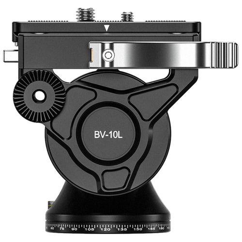 Leofoto BV-10L 60mm Base Lever Release Video Fluid Head with Arca PU-90 Plate