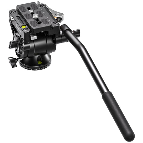 Leofoto BV-10L 60mm Base Lever Release Video Fluid Head with Arca PU-90 Plate