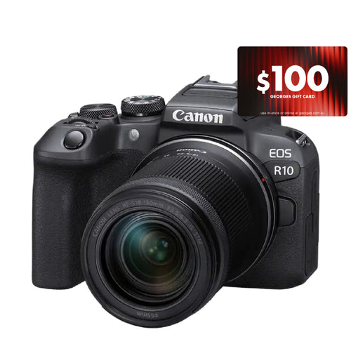 Canon EOS R10 APS-C Mirrorless Digital Camera with RF-S 18-150mm f/3.5-6.3 IS STM Lens