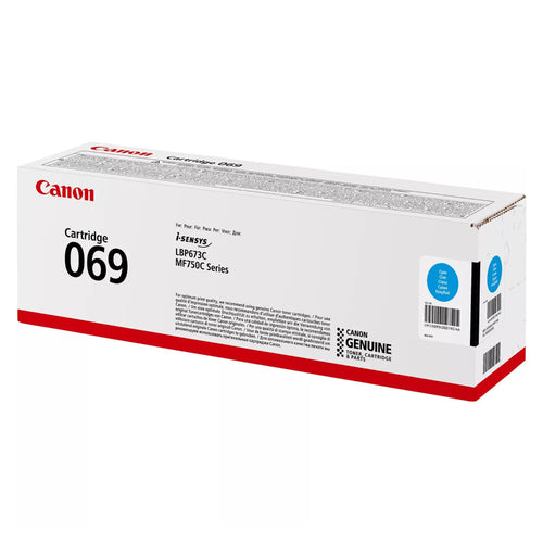 Canon CART069C Toner Cartridge Cyan - 1900 Pages
