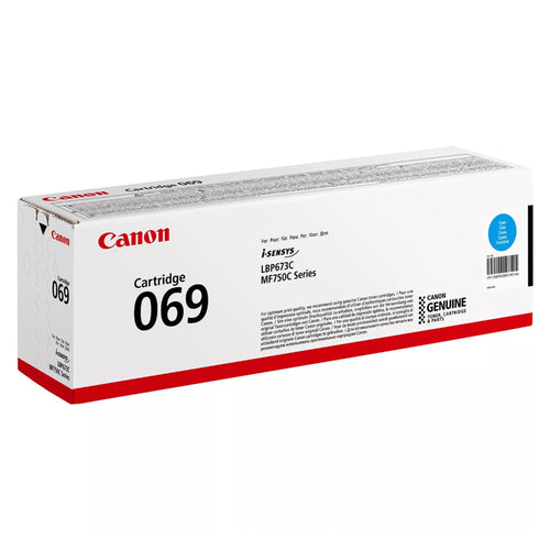 Canon CART069C Toner Cartridge Cyan - 1900 Pages