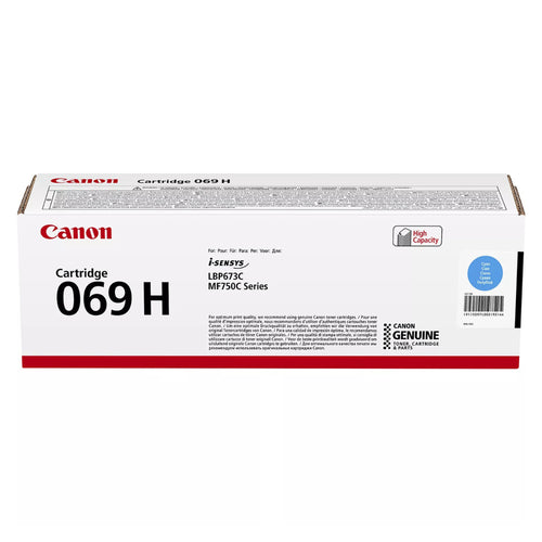 Canon CART069HC High Yield Toner Cartridge Cyan - 5500 Pages