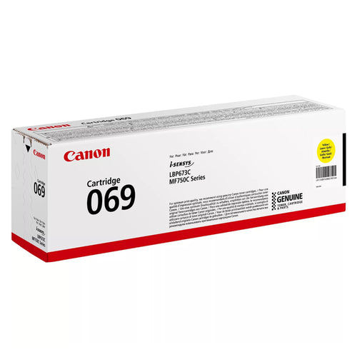 Canon CART069Y Toner Cartridge Yellow - 1900 Pages