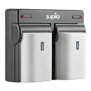Jupio Canon Value Pack: 2 x LP-E6NH Ultra Batteries & Dual Charger
