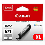 Canon CLI671XLGY Ink Cartridge High Yield 3350 Pages - Grey