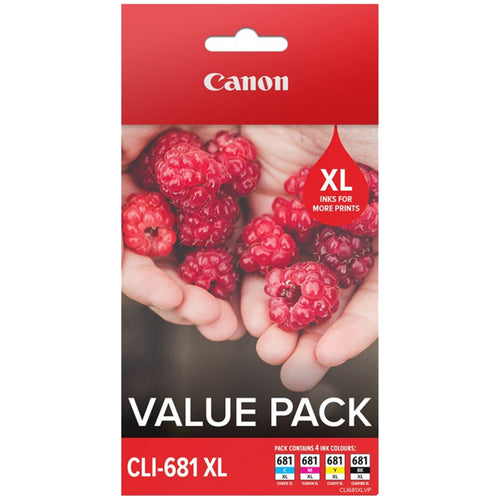 Canon CLI681XLVP High Yield Ink Cartridge - Value Pack