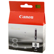 Canon CLI8BK Bubblejet Photo Ink Cartridge 280 Pages - Black