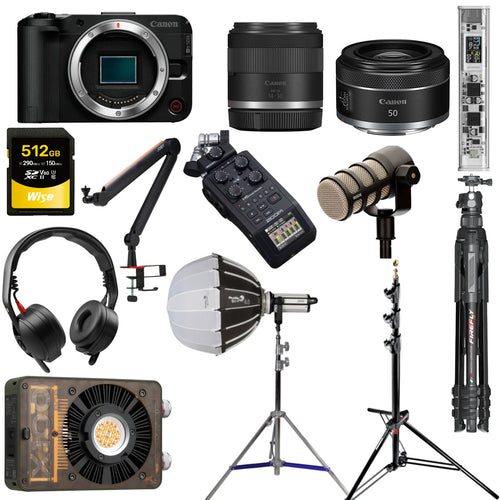 Canon EOS R50 V Mobile Podcasting Kit