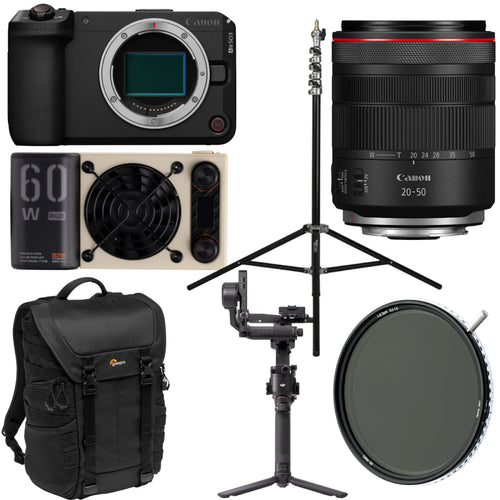 Canon EOS R6 V with RF 20-50mm f/4L IS USM PZ Lens (Master Kit)