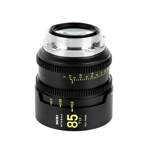 NiSi ATHENA PRIME Full Frame Cinema Lens Kit with 5 Lenses 14mm T2.4, 25mm T1.9, 35mm T1.9, 50mm T1.9, 85mm T1.9 + Hard Case (PL Mount)