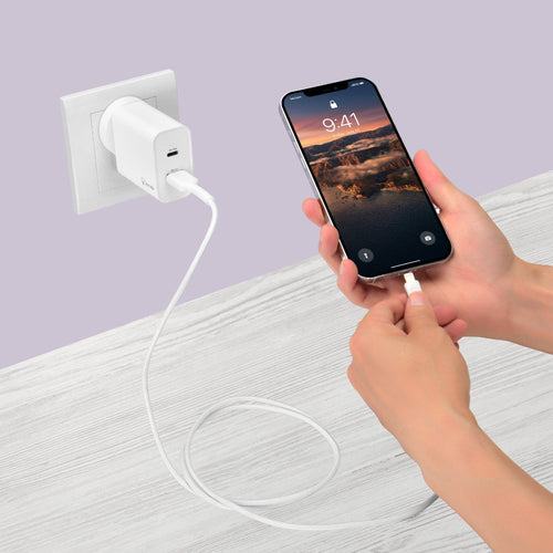 Bonelk Long-Life Easy Grip USB-A to Lightning Cable 200 cm (White)