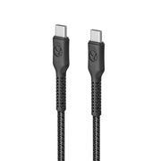 Bonelk Long-Life Easy Grip USB-C to USB-C Cable, 100W (Black)
