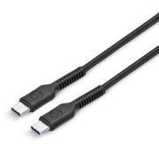 Bonelk Long-Life Easy Grip USB-C to USB-C Cable, 100W (Black)