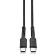 Bonelk Long-Life Easy Grip USB-C to USB-C Cable, 100W (Black)
